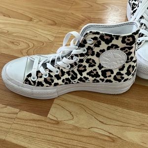 Custom Cheetah Converse Sneakers